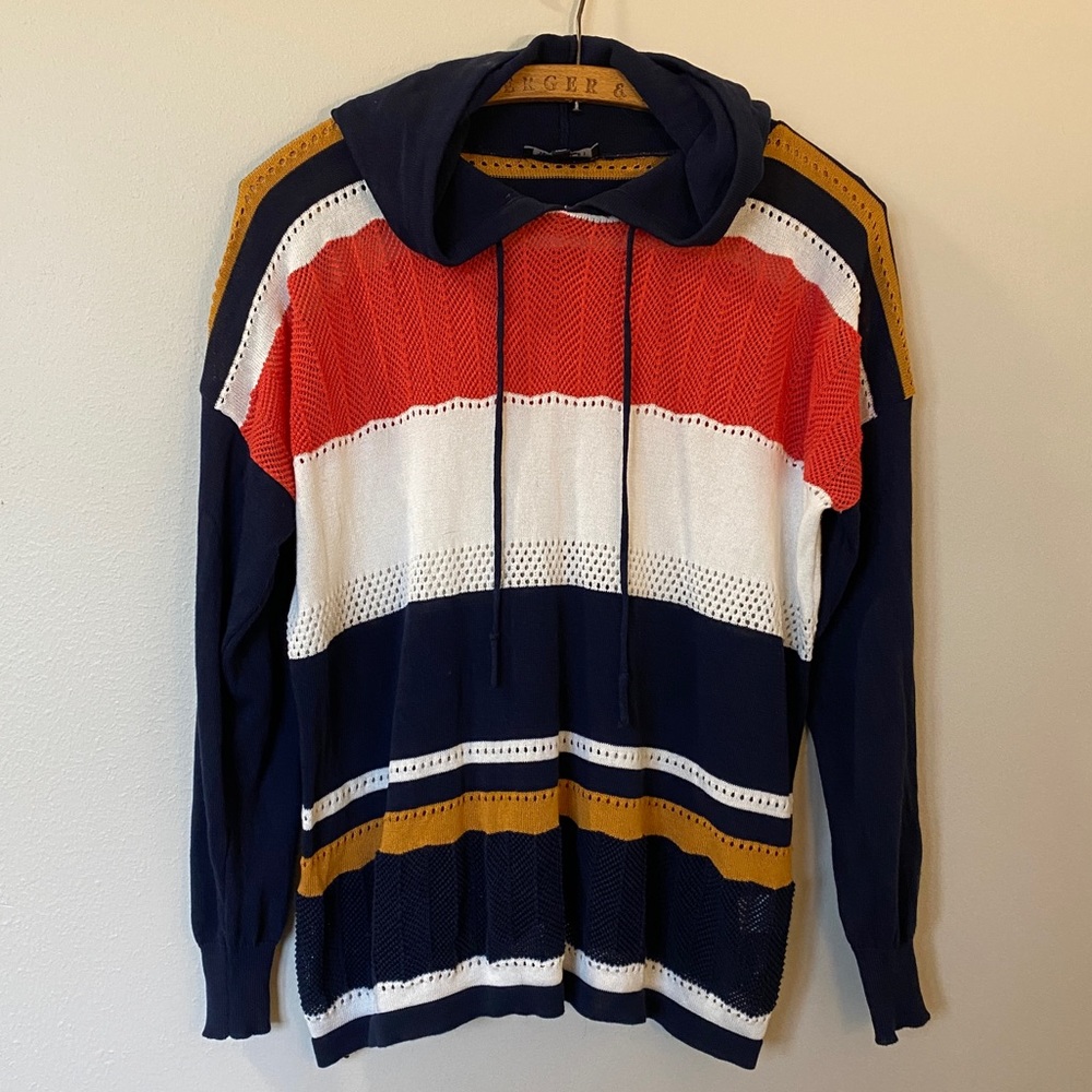 Sisters 90’s Striped Sweater Hoodie - S/M